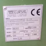 troncatrice CURSAL TRV500 CE fermo mobile L=5mt